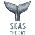 SEAS THE DAY WHALE TAIL  T-SHIRT
