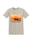 THE SEA IS CALLING SAILBOAT T-SHIRT