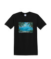 LUM,INOUS WATERS BEACH MOON T-SHIRT