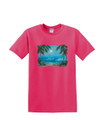 LUM,INOUS WATERS BEACH MOON T-SHIRT