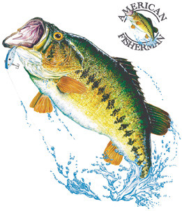 JUMPING BASS FISH T-SHIRT