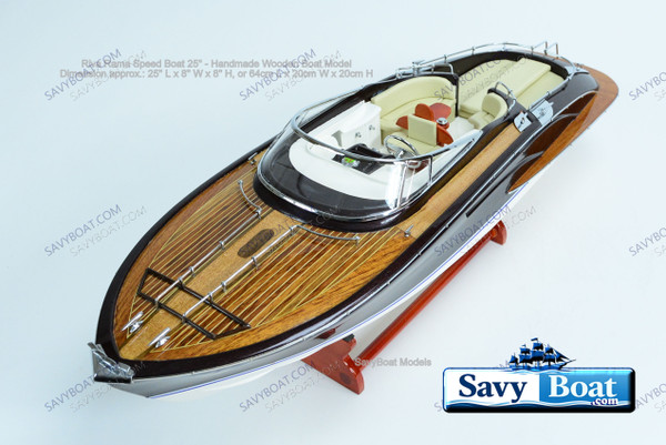 RIVA RAMA 25" LACQUERED SPEEDBOAT