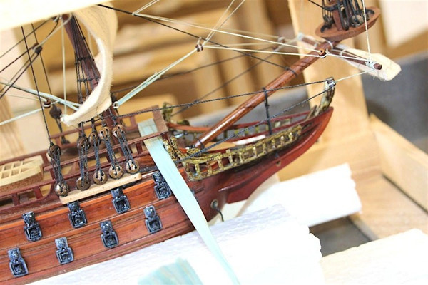 WASA (VASA) SWEDEN'S TALL SHIP (PAINTED HULL)