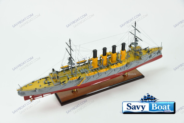 VARYAG RUSSIAN PROTECTED CRUISER (red hull)