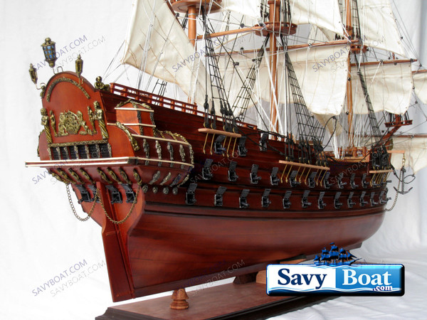 De ZEVEN PROVINCIEN TALL SHIP (wood hull w/sails)