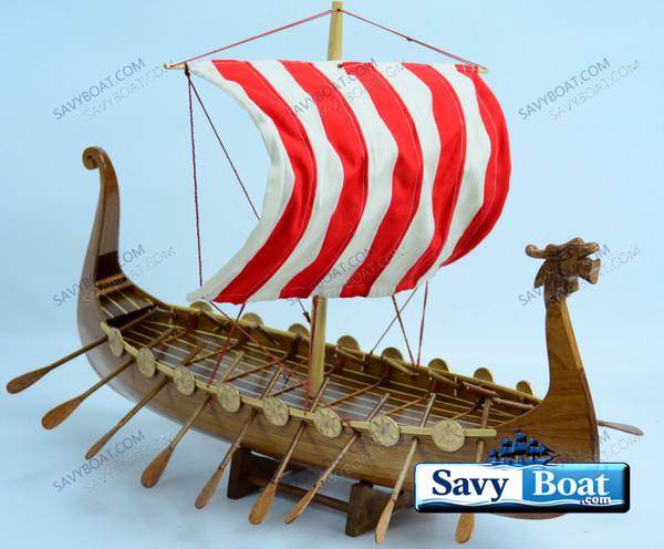 DRAKAR VIKING SHIP W/SAIL