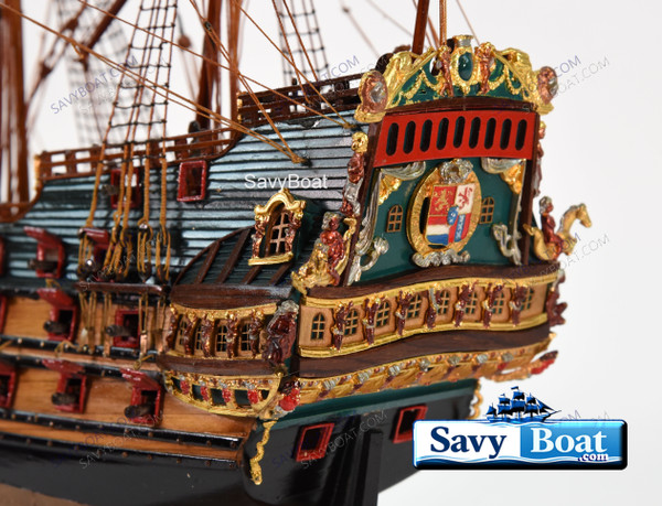 FRIESLAND DUTCH 80 GUN 1663 COPPER HULL