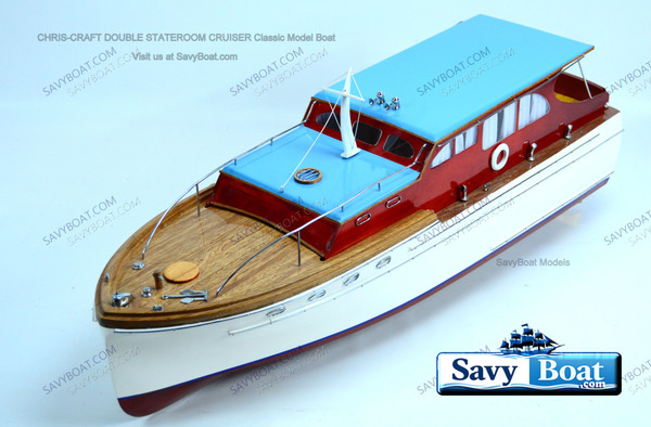 CHRIS-CRAFT DOUBLE STATEROOM CRUISER SAVY LOGO