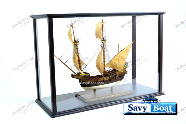 34" DISPLAY CASE FOR MEDIUM TALL SHIP