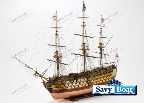 HMS VICTORY LARGE 46" CU MUSUEM QUALITY TALL SHIP