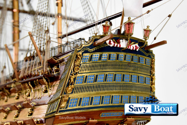 HMS VICTORY LARGE 46" CU MUSUEM QUALITY TALL SHIP