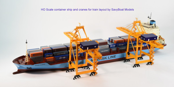 MAERSK ALABAMA  HO-SCALE WATERLINE CONTAINER SHIP