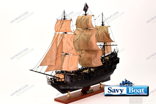 BLACK PEARL PIRATE SHIP 32" (NTRL SAILS)