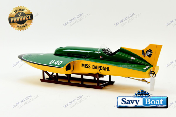 MISS BARDAHL "GREEN DRAGON" (U-40) (COWL)