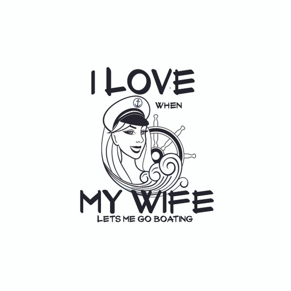 I LOVE MY WIFE (BLACK) ADULT T-SHIRT