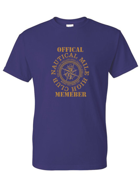 MEMBER NAUTICAL MILE HIGH CLUB (BRONZE) ADULT T-SHIRT