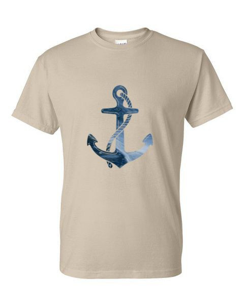 BLUE ANCHOR HAPPINESS ADULT T-SHIRT