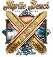 MYRTLE BEACH SURF PARADISE  T-SHIRT