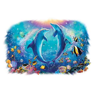 DOLPHIN UNDERSEA PAS DE DUEX   T-SHIRT