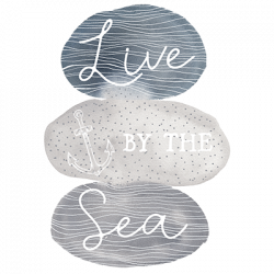 LIVE BY THE SEA T-SHIRT