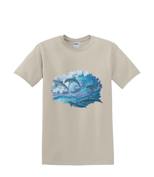 DOLPHIN KEEP ON SWIMMING T-SHIRT