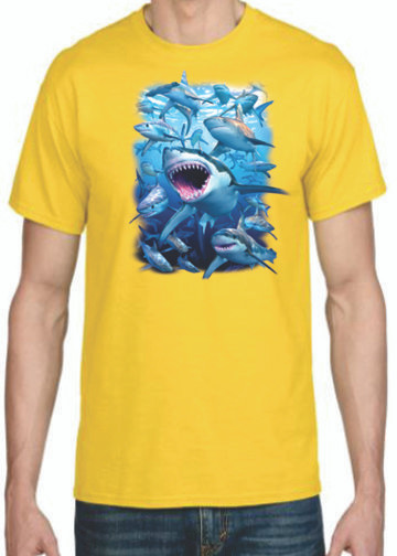 SHARK HUNTING CLUB T-SHIRT