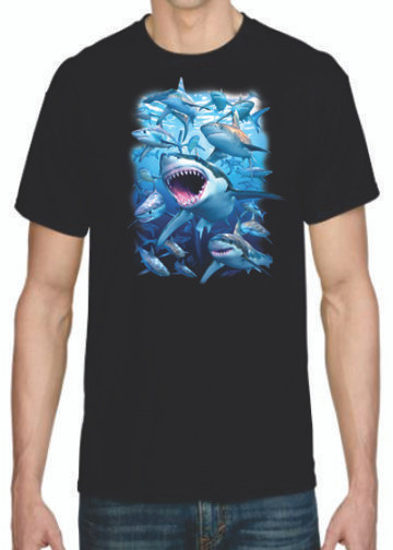 SHARK HUNTING CLUB T-SHIRT