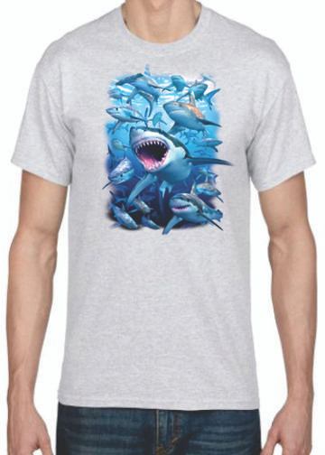 SHARK HUNTING CLUB T-SHIRT