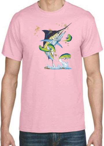 BUSTING GRASS MARLIN T-SHIRT