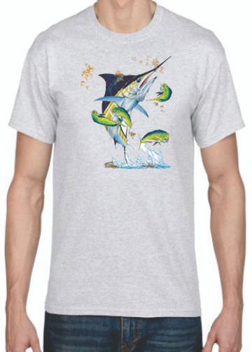 BUSTING GRASS MARLIN T-SHIRT