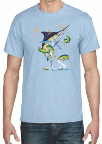 BUSTING GRASS MARLIN T-SHIRT