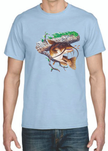 CATFISH FRESH WATER FISH T-SHIRT
