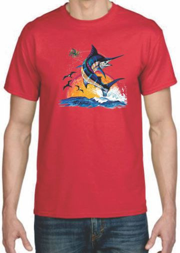 JUMPING MARLIN T-SHIRT