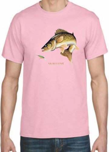WALLEYE  2 JUMPIN F ISH T-SHIRT
