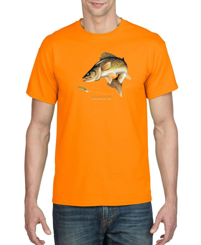 WALLEYE  2 JUMPIN F ISH T-SHIRT
