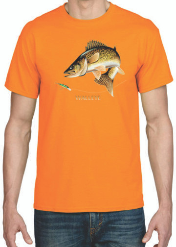 WALLEYE  2 JUMPIN F ISH T-SHIRT