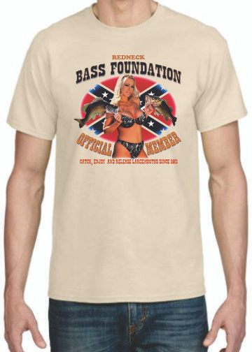 BASS FOUNDATION REDNECK FISHING T-SHIRT