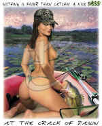 BASS FISHING SEXY BIKINI FISHING T-SHIRT