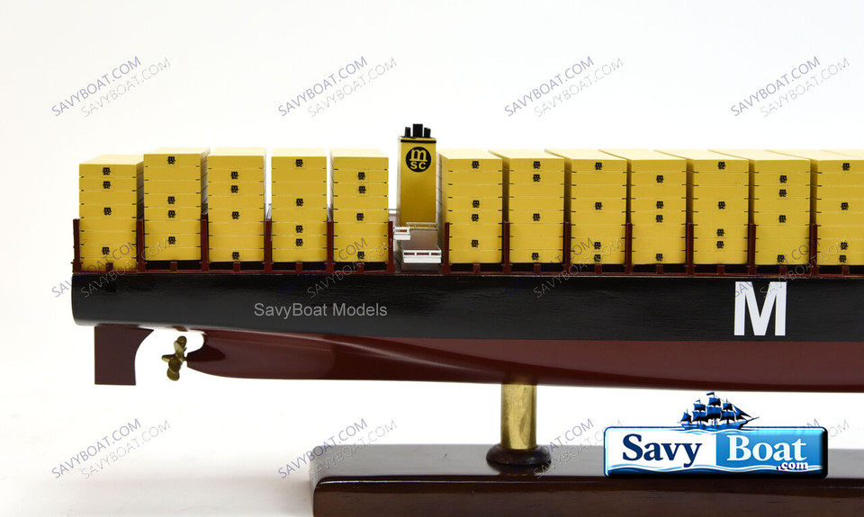 MSC ZOE CONTAINER SHIP CT041 SAVY LOGO