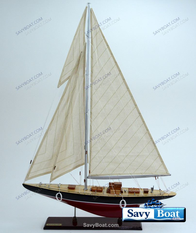 RAINBOW SAILING YACHT 24" (PAINTED)