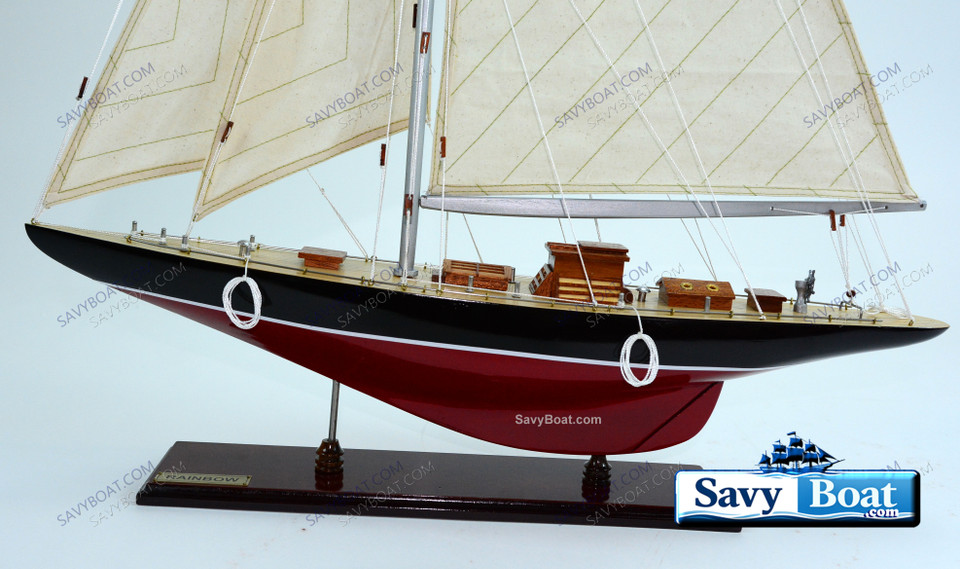 RAINBOW SAILING YACHT 24" (PAINTED)
