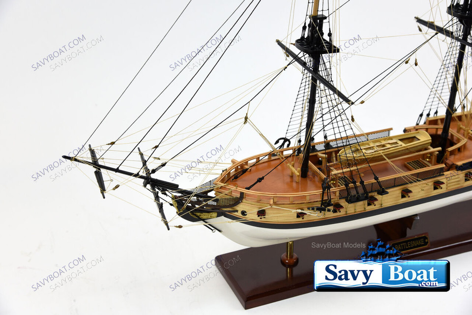 USS RATTLESNAKE TALL SHIP (NO SAILS)