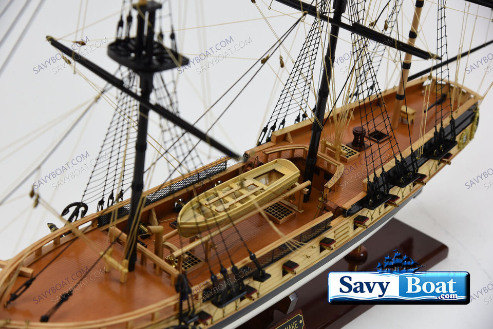 USS RATTLESNAKE TALL SHIP (NO SAILS)
