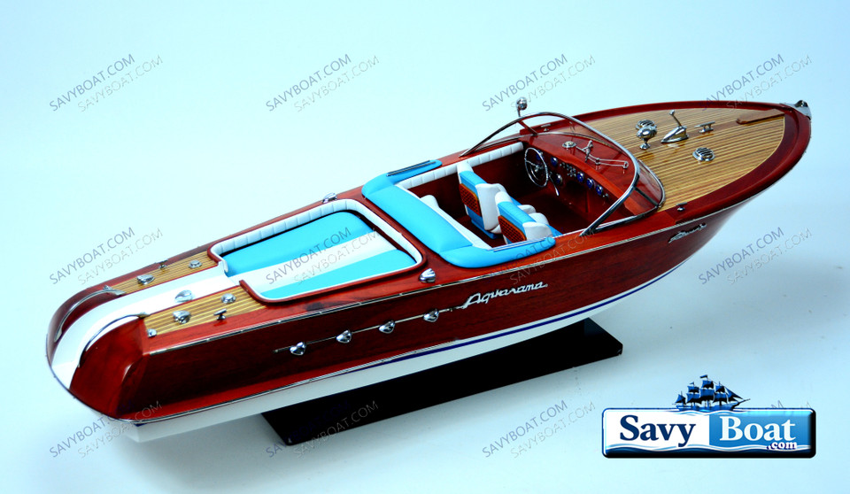 RIVA AQUARAMA LARGE 35" CLASSIC  RUNABOUT (BLUE)