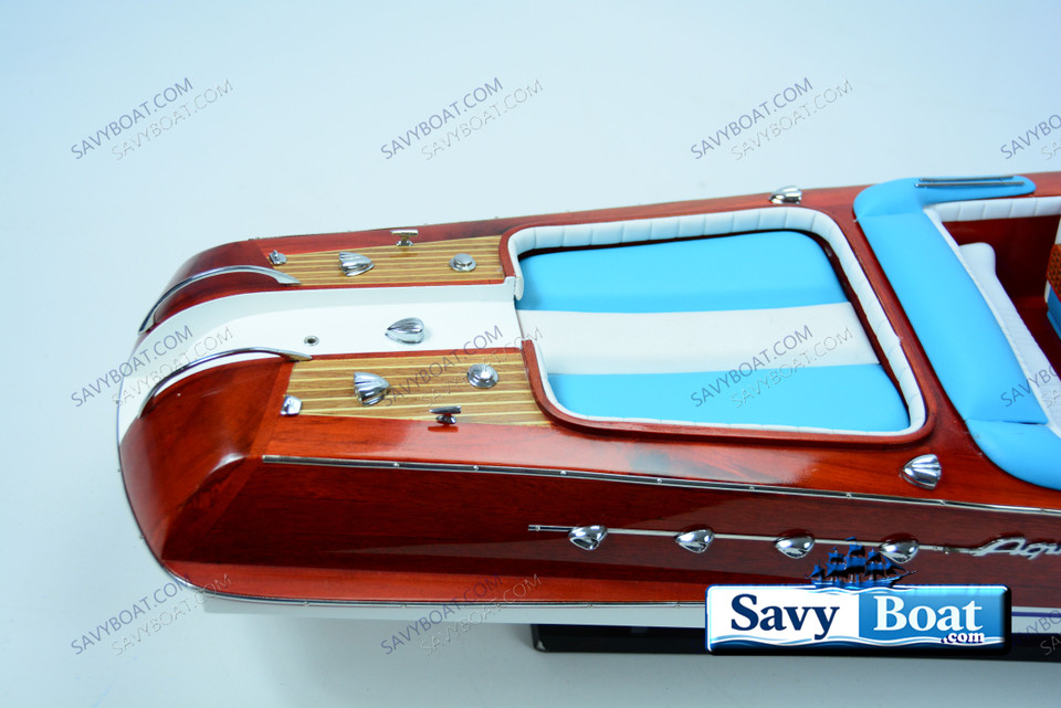 RIVA AQUARAMA LARGE 35" CLASSIC  RUNABOUT (BLUE)