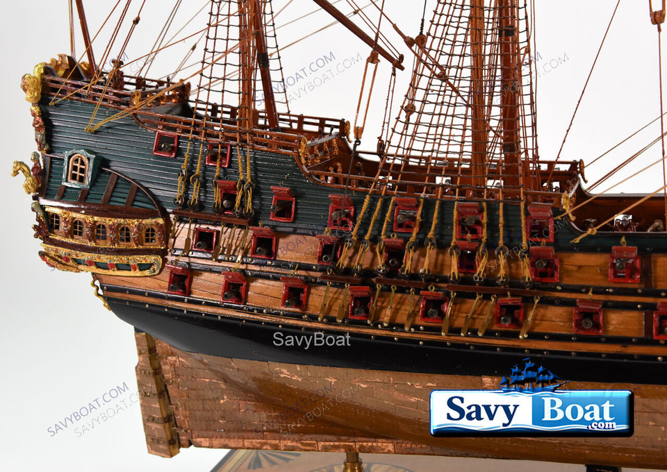 FRIESLAND DUTCH 80 GUN 1663 WITH SAILS