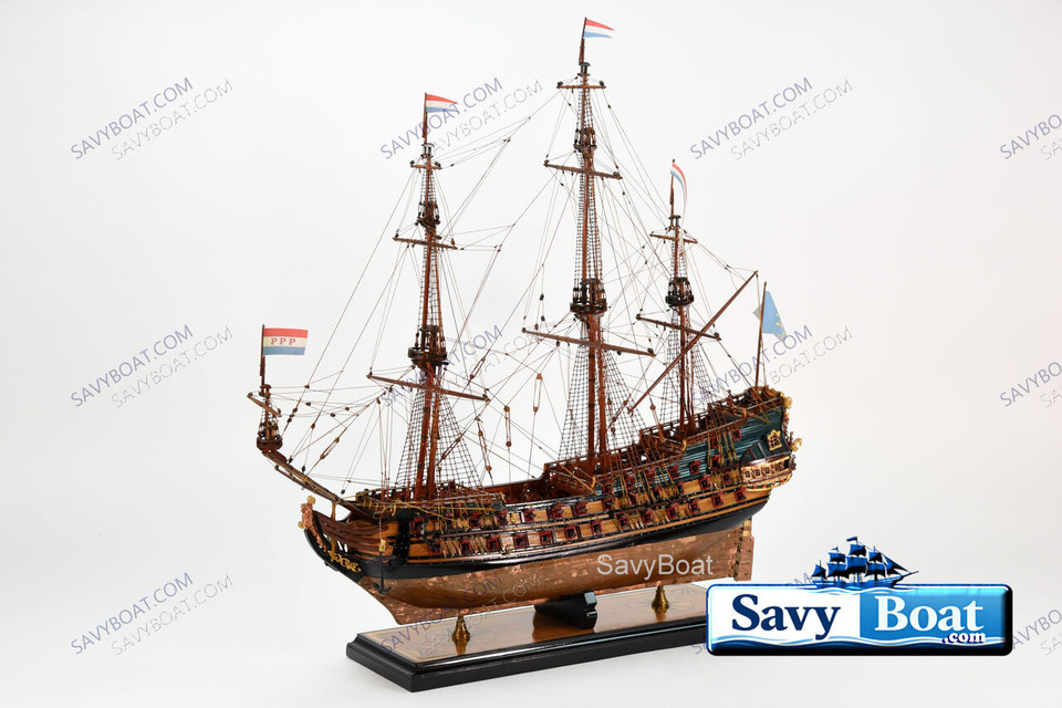 FRIESLAND DUTCH 80 GUN 1663 WITH SAILS