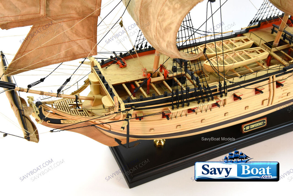 USF CONFEDERACY 1778 TALL SHIP W/SAILS