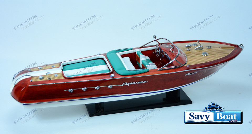 RIVA AQUARAMA LARGE 35" RC READY RUNABOUT (GN)