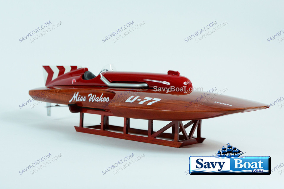 MISS WAHOO (U-77) UNLIMITED HYDROPLANE w/COWL